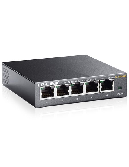 Сетевой коммутатор TP-LINK TL-SG105E, 5x 10/100/1000 Мбит/с