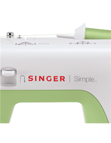 Mașină de cusut Singer Simple 3229, Alb | Verde