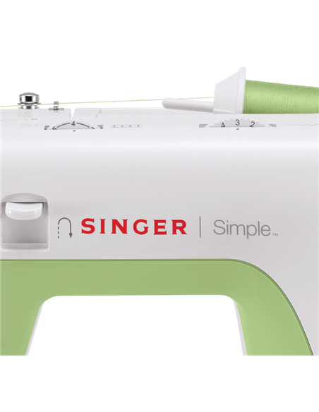 Mașină de cusut Singer Simple 3229, Alb | Verde