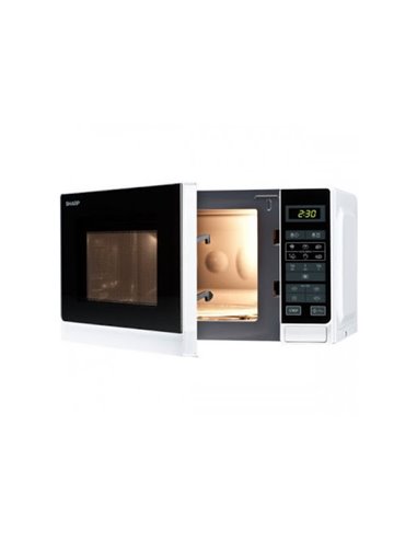 Cuptor cu microunde Sharp R242WW, Alb