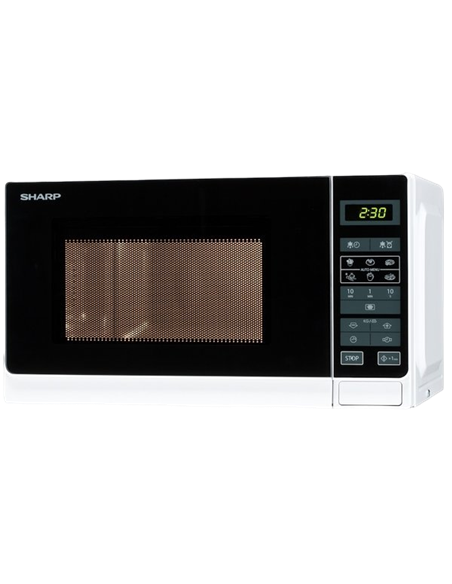 Cuptor cu microunde Sharp R242WW, Alb