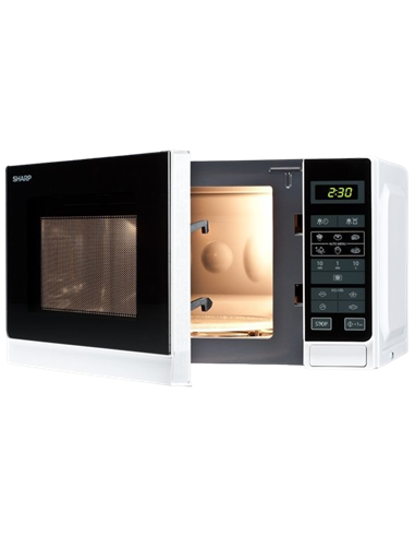 Cuptor cu microunde Sharp R242WW, Alb