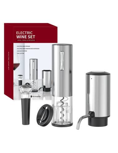 Set pentru vinuri Circle Joy SGS-KD-8, Oțel inoxidabil