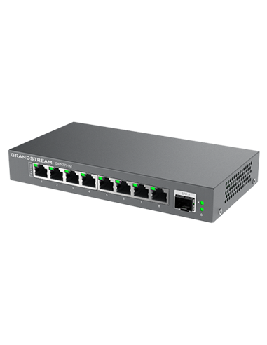 Switch de rețea Grandstream GWN7701M, 8x 100/1000/2500 Mbps
