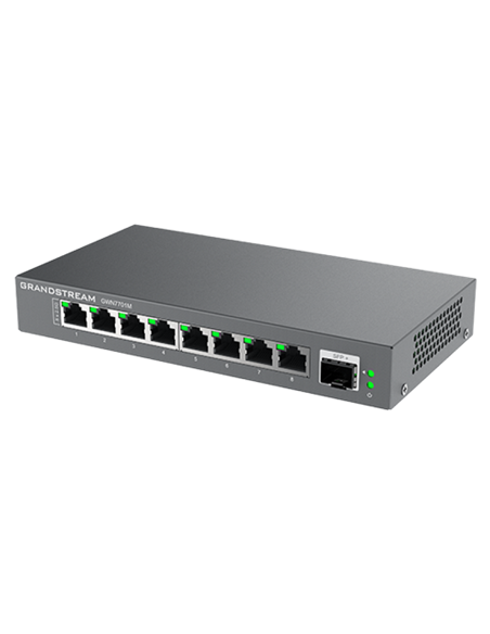 Switch de rețea Grandstream GWN7701M, 8x 100/1000/2500 Mbps
