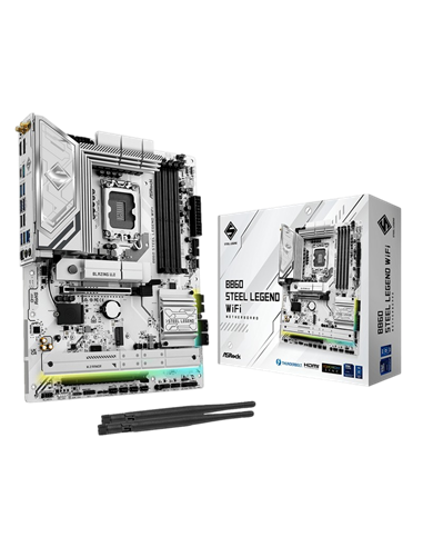 Материнская плата ASRock B860 STEEL LEGEND WIFI, LGA1851, Intel B860, ATX