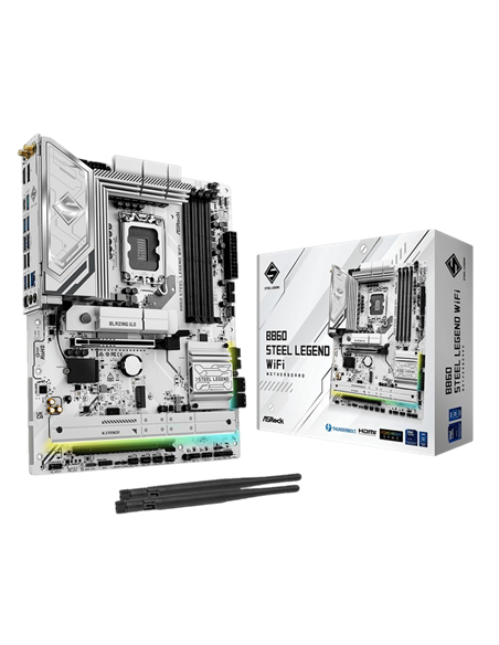 Материнская плата ASRock B860 STEEL LEGEND WIFI, LGA1851, Intel B860, ATX