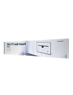 Suport fixat pe perete Gembird WM-S80F-01, Negru 2