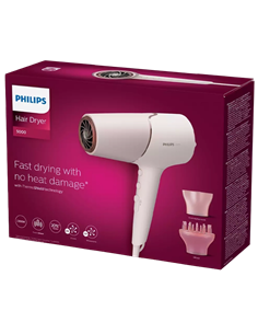 Uscător de păr Philips BHD530/00, 2300W, Piersica perla 2