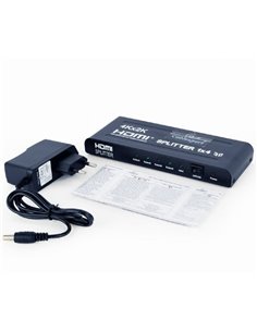 Разветвитель HDMI Cablexpert DSP-4PH4-02, HDMI (F) - 4x HDMI (F), Чёрный 2