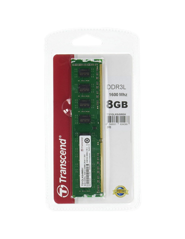 Оперативная память Transcend TS1GLK64W6H, DDR3 SDRAM, 1600 МГц, 8Гб