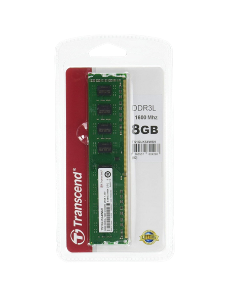 Оперативная память Transcend TS1GLK64W6H, DDR3 SDRAM, 1600 МГц, 8Гб