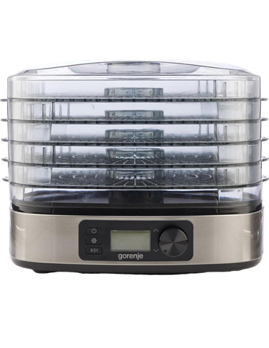 Deshidrator de fructe Gorenje FDK500DE, Oțel inoxidabil