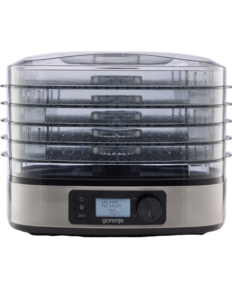Deshidrator de fructe Gorenje FDK500DE, Oțel inoxidabil
