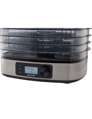 Deshidrator de fructe Gorenje FDK500DE, Oțel inoxidabil