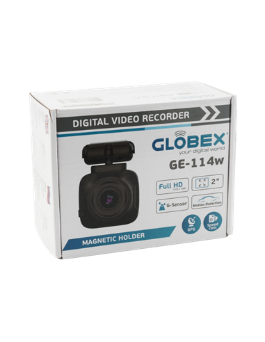 Автомобильный видеорегистратор Globex GE-114w, Чёрный