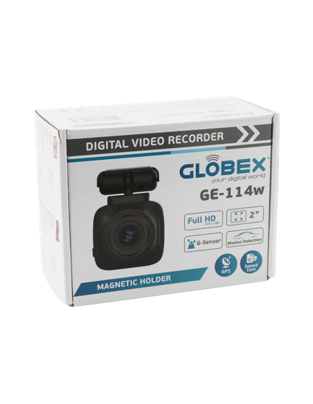Автомобильный видеорегистратор Globex GE-114w, Чёрный