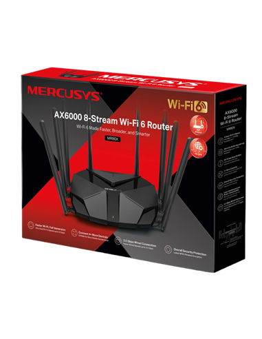 Router fără fir MERCUSYS MR90X, Negru