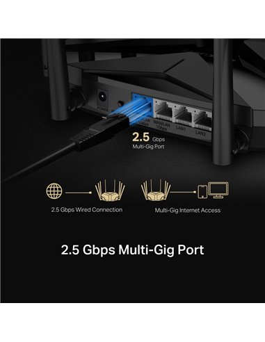 Router fără fir MERCUSYS MR90X, Negru