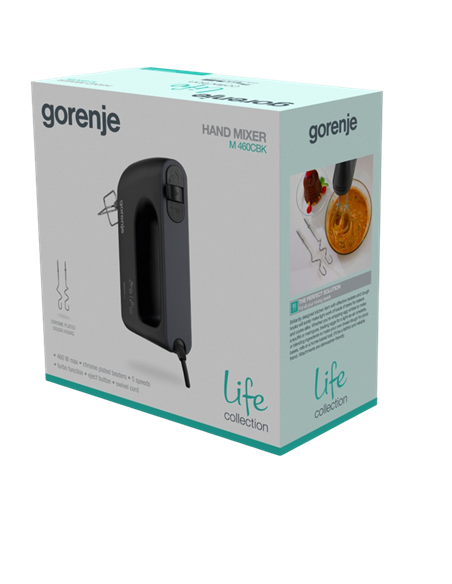 Mixer Manual Gorenje M460CBK, Negru