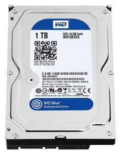 Жесткий диск Western Digital WD Blue, 3.5", 1 ТБ <WD10EZEX>