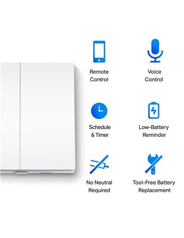 Умный выключатель света TP-LINK Tapo S220, Белый