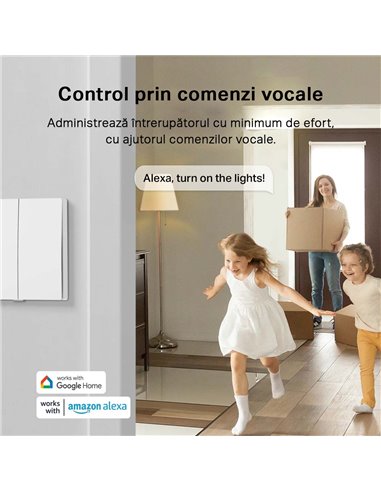 Умный выключатель света TP-LINK Tapo S220, Белый