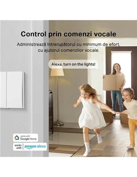 Умный выключатель света TP-LINK Tapo S220, Белый
