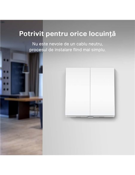 Умный выключатель света TP-LINK Tapo S220, Белый