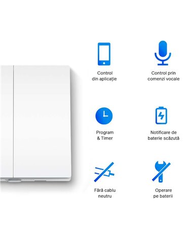 Умный выключатель света TP-LINK Tapo S220, Белый