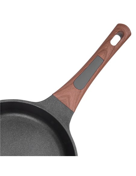 Tigaie RESTO 93509, 24cm, Negru