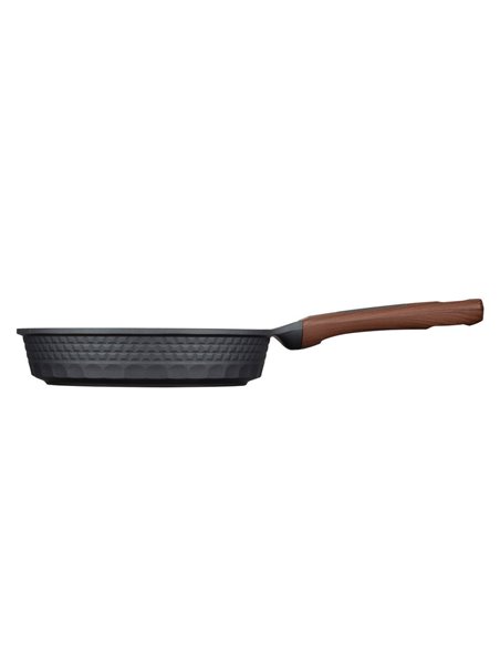 Tigaie RESTO 93509, 24cm, Negru