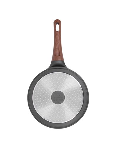 Tigaie RESTO 93509, 24cm, Negru