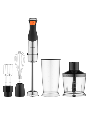 Blender de mână Ardesto HBG-800DWHCHC, Negru | Argintiu