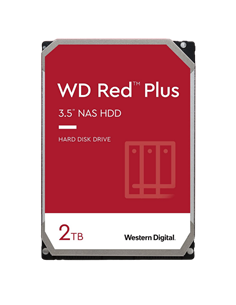 Жесткий диск Western Digital WD Red Plus, 3.5", 2 ТБ <WD20EFPX>