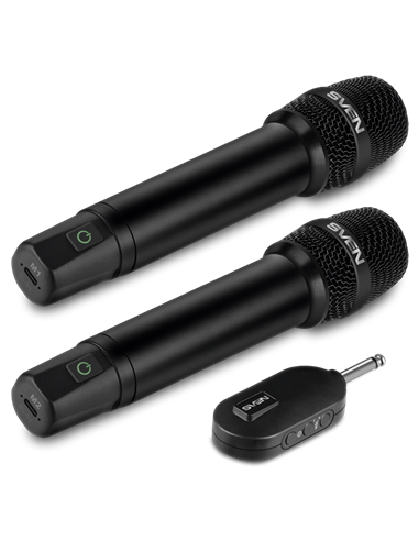 Microfon Karaoke SVEN MK-742, Fără fir, Negru