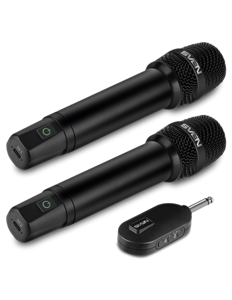 Microfon Karaoke SVEN MK-742, Fără fir, Negru