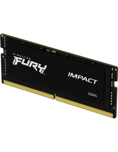Оперативная память Kingston FURY Impact, DDR5 SDRAM, 6400 МГц, 16Гб, KF564S38IB-16