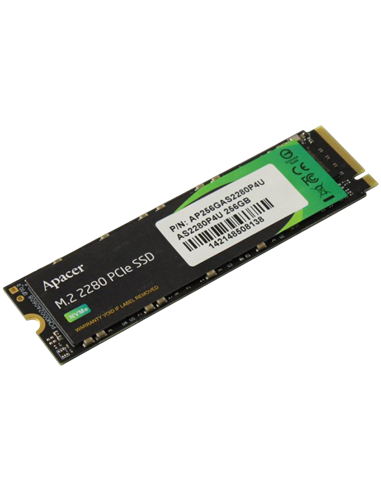 Накопитель SSD Apacer AS2280P4U, 256Гб, AP256GAS2280P4U-1
