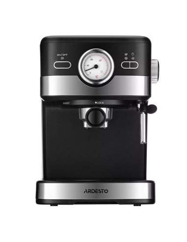 Кофеварка рожковая Ardesto YCM-E16B, 1100Вт, Черный