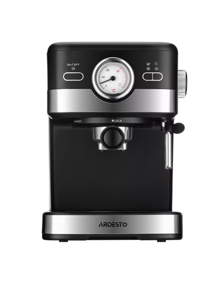 Кофеварка рожковая Ardesto YCM-E16B, 1100Вт, Черный