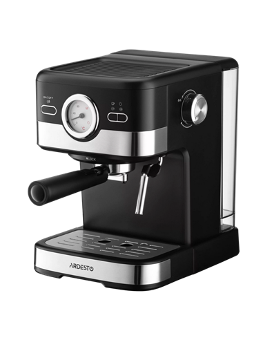 Кофеварка рожковая Ardesto YCM-E16B, 1100Вт, Черный