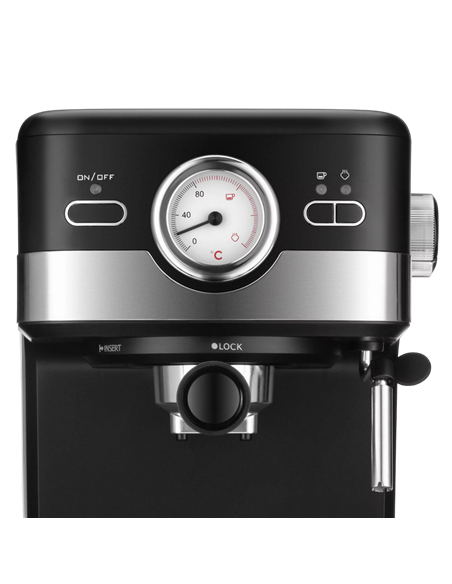 Кофеварка рожковая Ardesto YCM-E16B, 1100Вт, Черный