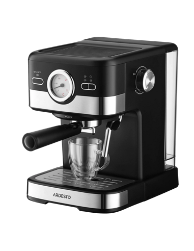 Кофеварка рожковая Ardesto YCM-E16B, 1100Вт, Черный
