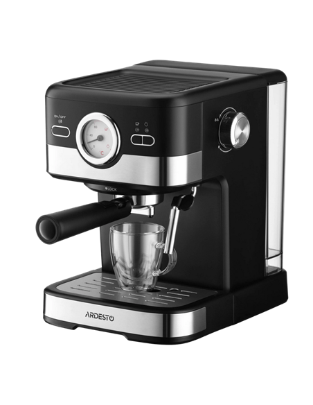 Кофеварка рожковая Ardesto YCM-E16B, 1100Вт, Черный