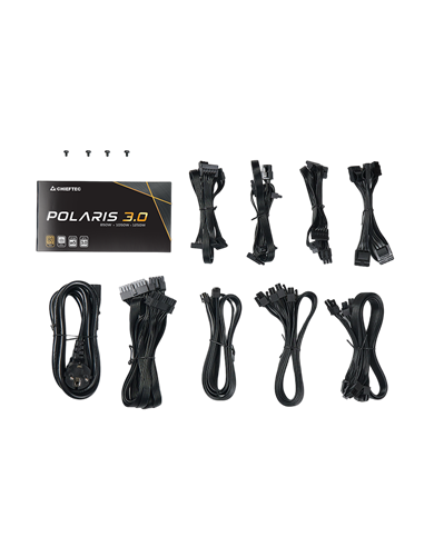 Блок питания для компьютеров Chieftec PPS-1050FC-A3, 1050 Вт, ATX, Полностью модульный