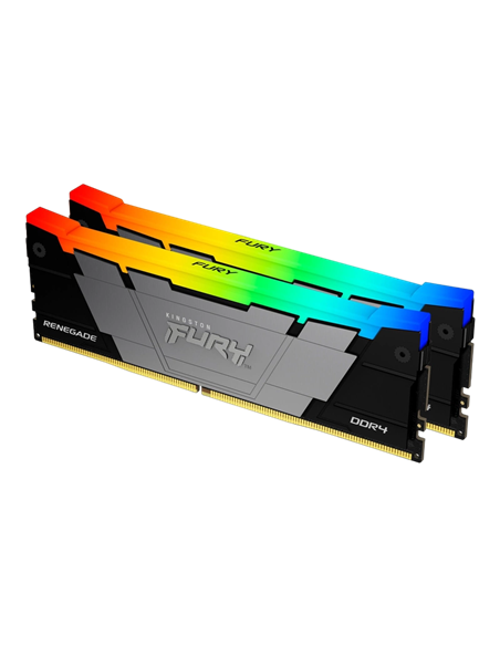 Memorie RAM Kingston FURY Renegade RGB, DDR4 SDRAM, 3200 MHz, 64GB, KF432C16RB2AK2/64 Memorie RAM Kingston FURY Renegade RGB, DDR4 SDRAM, 3200 MHz, 64GB, KF432C16RB2AK2/64