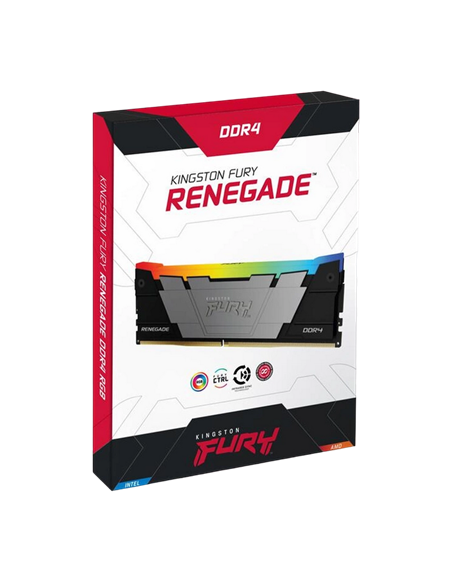 Memorie RAM Kingston FURY Renegade RGB, DDR4 SDRAM, 3200 MHz, 64GB, KF432C16RB2AK2/64 Memorie RAM Kingston FURY Renegade RGB, DDR4 SDRAM, 3200 MHz, 64GB, KF432C16RB2AK2/64