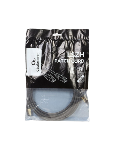 Patch cord Cablexpert PP8-LSZHCU-BK-5M, Cat8 S/FTP, 5m, Negru