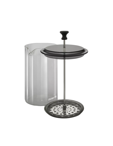 Cafetiera French Press Polaris Graphit-1000FP, 1L, Gri